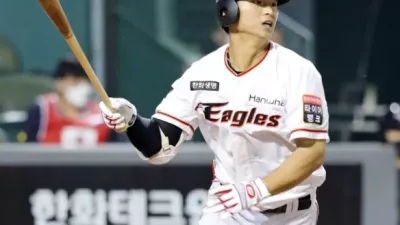 한화 이글스의 최인호 타율 평균 0.150까지 내려간 선수