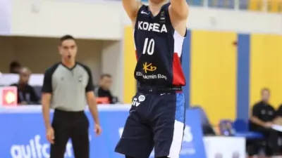 U16 남자 농구 대표팀 8강 진출 에이스 이관우 대활약