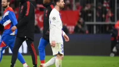 메시가 있는 PSG 바이에른 뮌헨 패배 챔스 8강 진출 실패