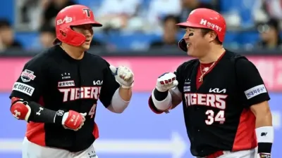 KIA 타이거즈, 강력한 경기력으로 5할 승률에 복귀! 한화 이글스 9-3 격파