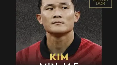 김민재, 발롱도르 후보 30인 명단에 선정! 아시아 선수로는 두 번째