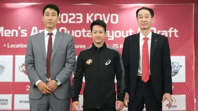 아시아쿼터 영입 료헤이, 데뷔 경기에서 안정적인 리시브와 수비로 주목
