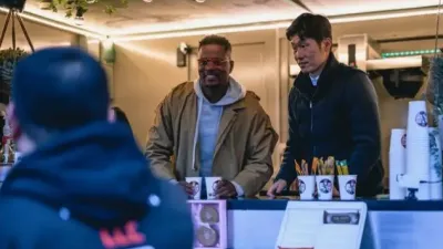 박지성 디렉터와 에브라, 조규성을 응원하며 미트윌란 경기 관람 및 커피 선물