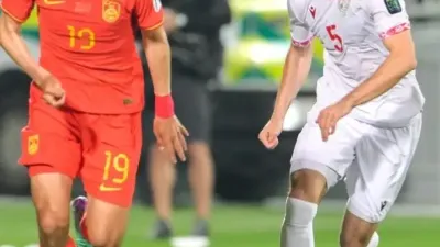 중국, 타지키스탄과의 격전에서 무승부…아시안컵 앞두고 위기