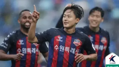 이승우, 멀티골로 수원 FC의 역전승! 전북 현대를 제압