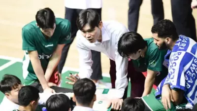 원주 DB, 2순위 행운 잡았다…김주성 감독 “23년 만의 높은 순위, 충분히 만족한다”