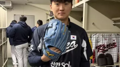 김광현의 글러브 끼고 선 도쿄돔…김건우, 대선배의 마음을 품고 완벽 투구 선보이다