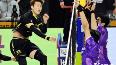 부활의 한 경기… 우상조, 2857일 만에 ‘최다 득점’ 재현하며 KB손보 승리 견인