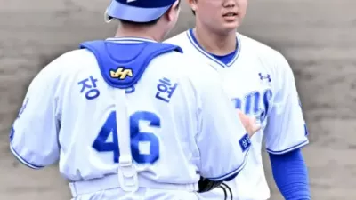 배찬승, 대표팀 상대로 위기관리 증명…김도영 병살로 1이닝 무실점