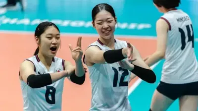 한국 U17 여자배구 5전 전승, 필리핀과 16강 격돌