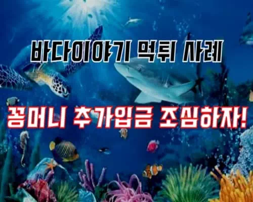 바다이야기 추가 입금 피해