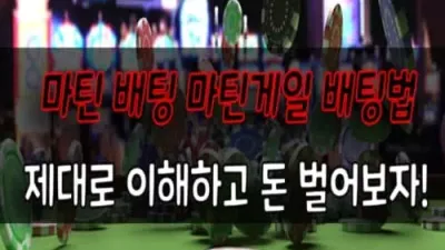 마틴 배팅 마틴게일 배팅 방법 제대로 이해하고 돈 벌어보자!