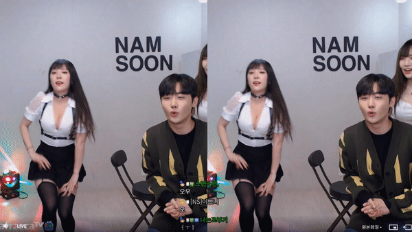 섹시댄스로 매력 뽐내는 bj퀸다미