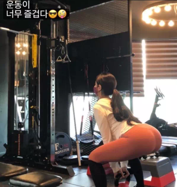 운동이 즐거운 베리굿 조현 몸매 대박