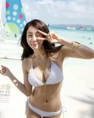 레이싱모델 한지은 비키니 몸매
