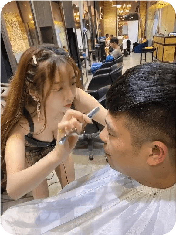 대만 미용실 누님