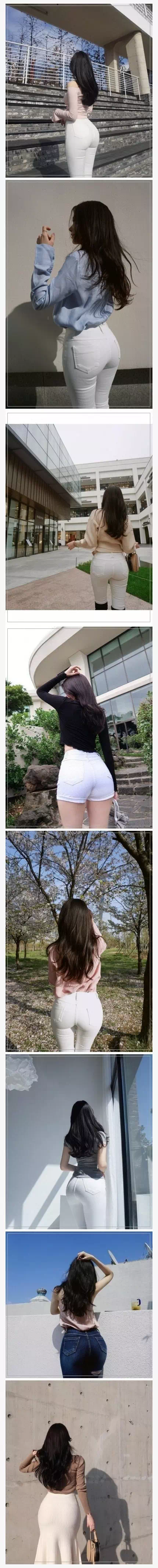 얼굴이 궁금한 명품 뒷태녀