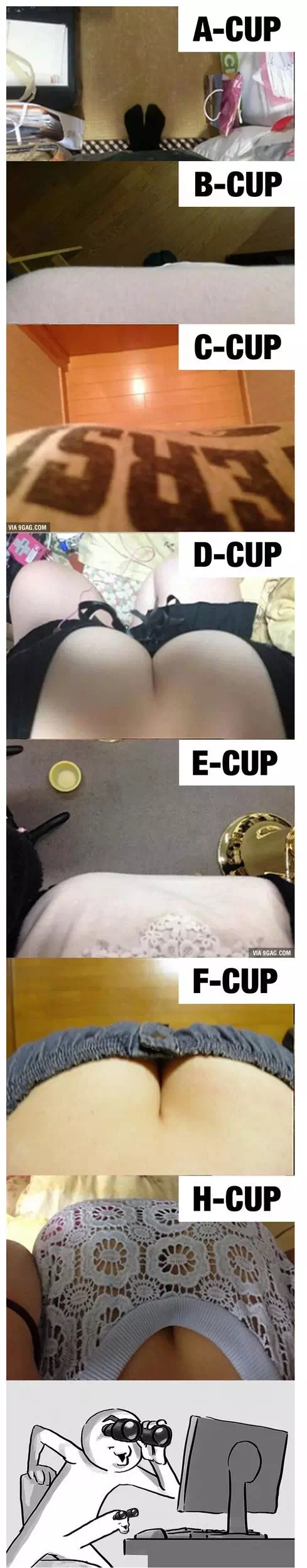 여자들 가슴 크기별 시점