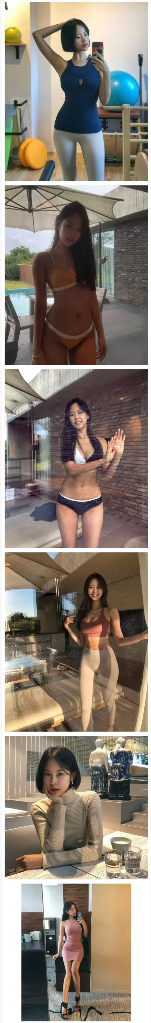 여자 모델중 비율 넘사의 신체