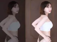 엉덩이에 오일 듬뿍 바르는 여캠