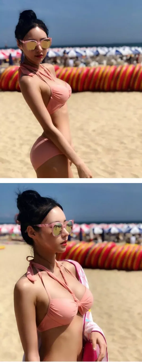 포켓걸스 하빈 살색 비키니 화보