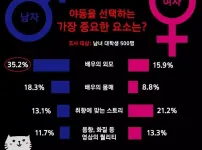 남녀 대학생들의 야동 선택 기준