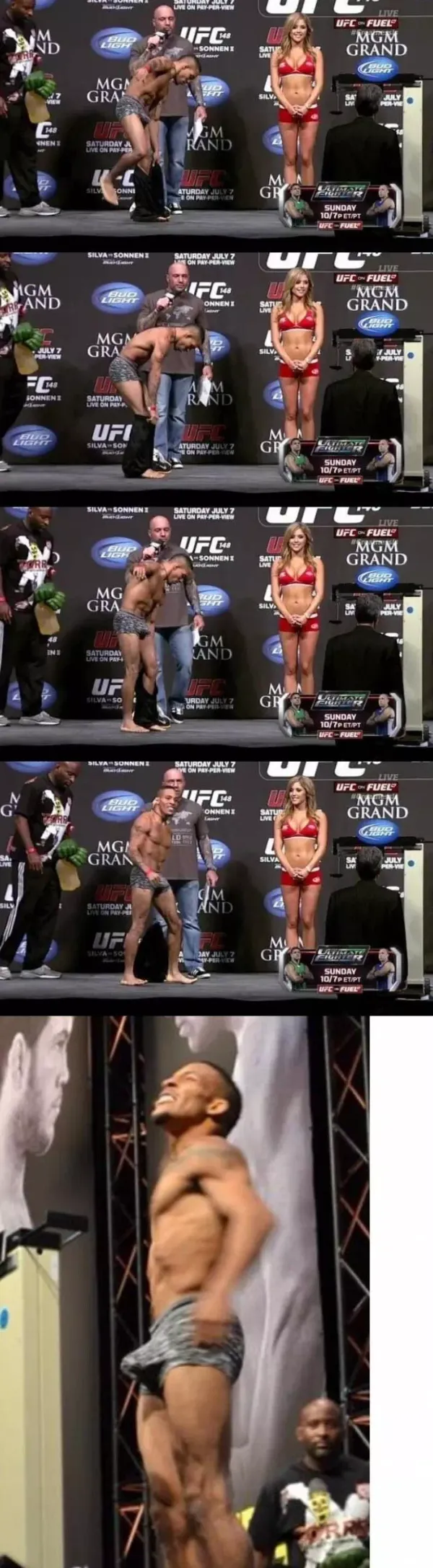 UFC 계체량 측정 대참사
