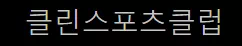 클린스포츠클럽